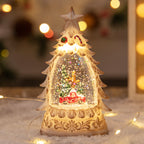 Light-Up Snow Globe Christmas Tree Lantern