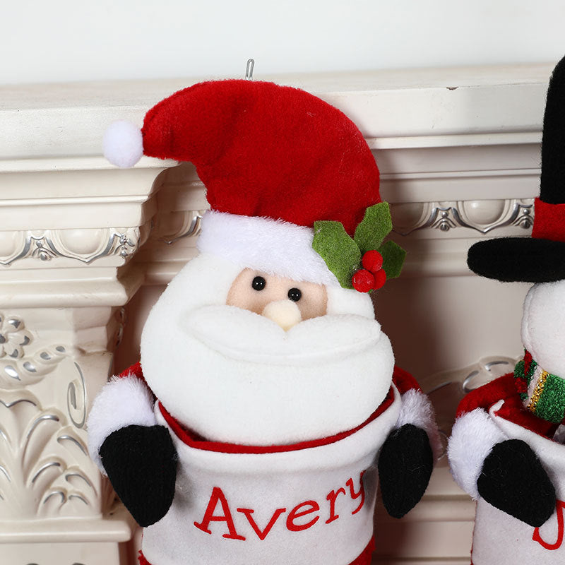 3D Hugging Character Christmas Stocking (56 cm)