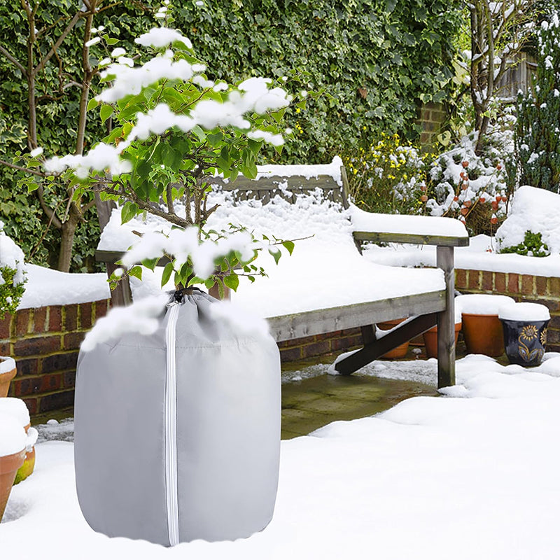Reusable Outdoor Plant Protection Cover – Grey – S (45 x 50cm)