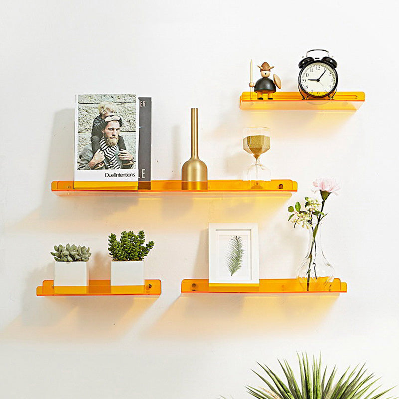 Acrylic Wall-Mounted Bathroom Shelf – 40cm – image 2