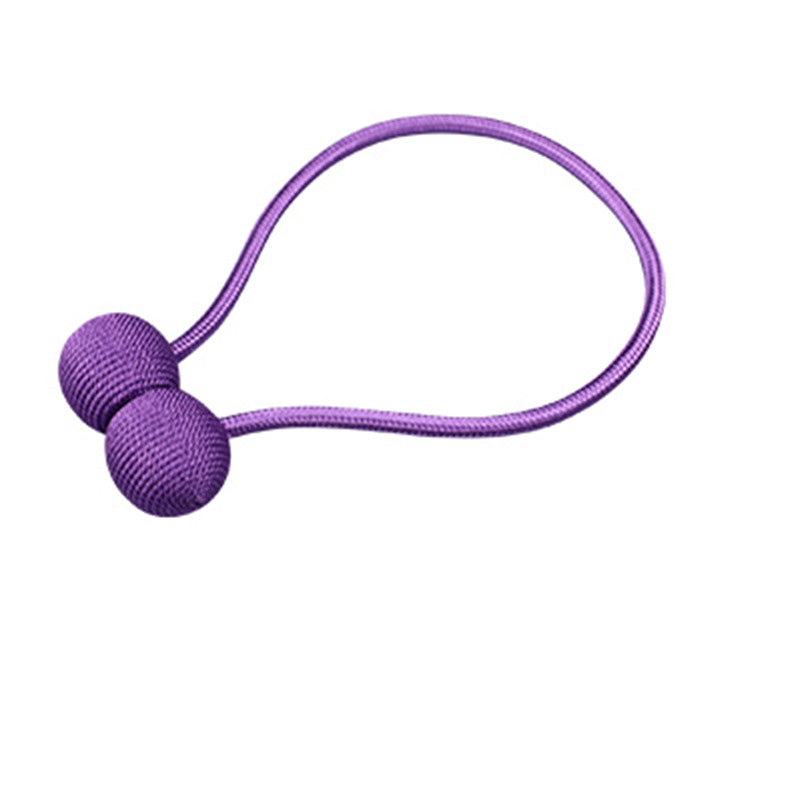 Magnetic Curtain Tiebacks – Purple