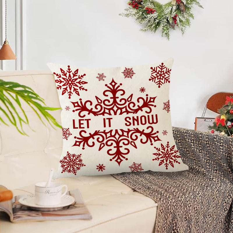 Red Bauble Christmas Cushion Cover (45 x 45 cm)