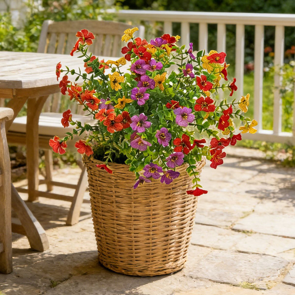 Artificial Daisy & Violet Flower Bouquet