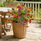 Artificial Daisy & Violet Flower Bouquet