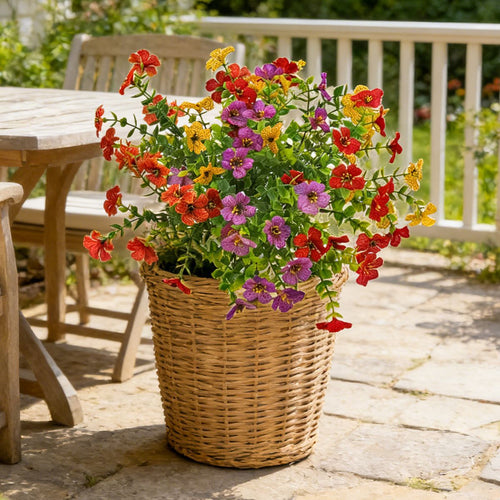 Artificial Daisy & Violet Flower Bouquet