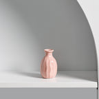 Mini Ribbed Ceramic Bud Vase