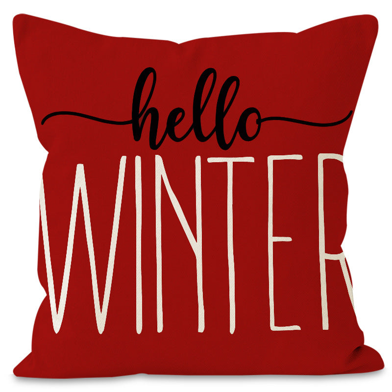 Christmas Tree Print Cushion Cover (45 x 45 cm) – image 8