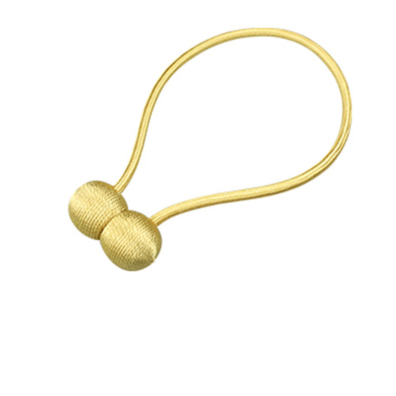 Magnetic Curtain Tiebacks – Gold