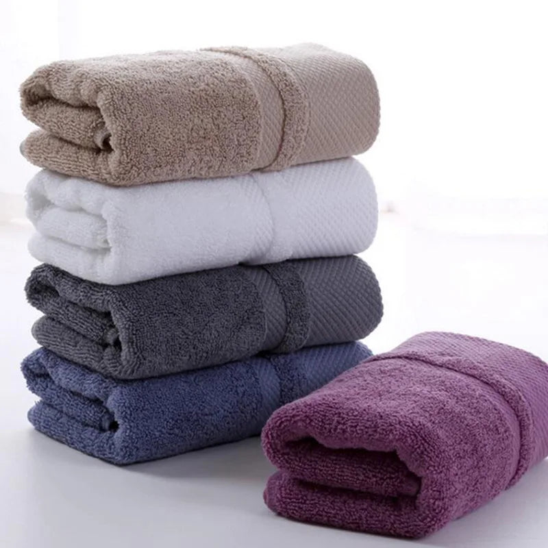 3-piece soft cotton hand towel set in assorted colours