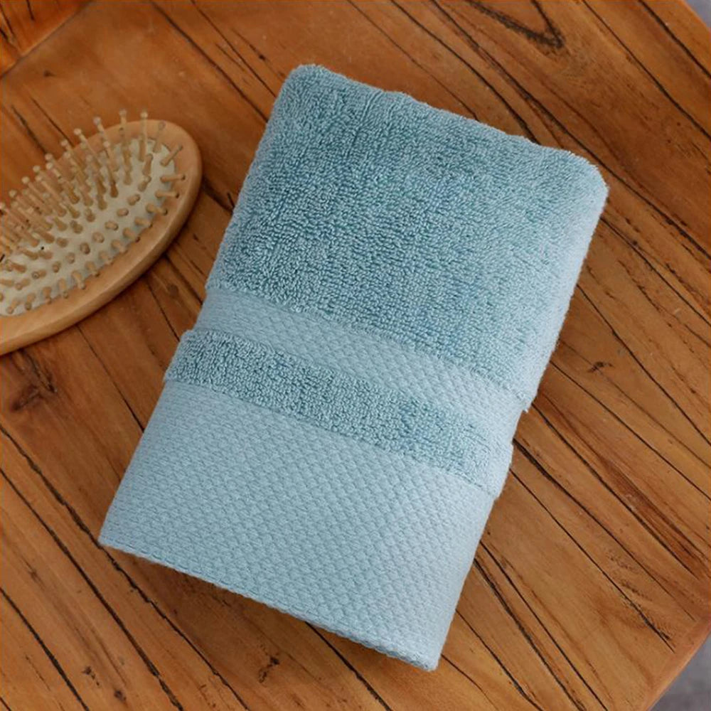 3-piece soft cotton hand towel set in teal