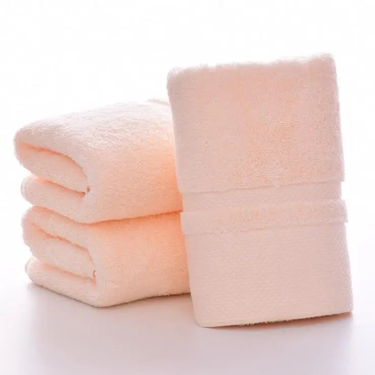 3-piece soft cotton hand towel set close-up of soft cotton