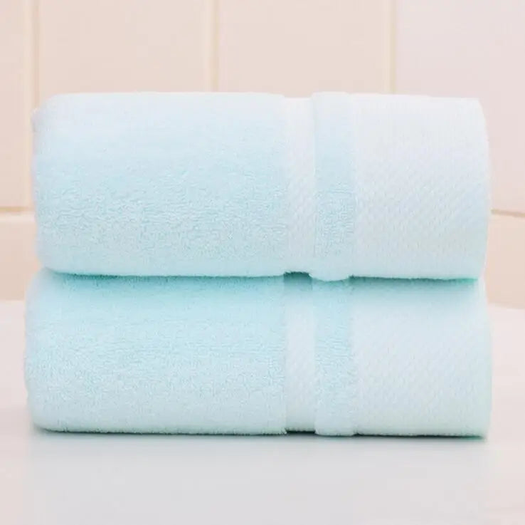 3-piece soft cotton hand towel set stacked