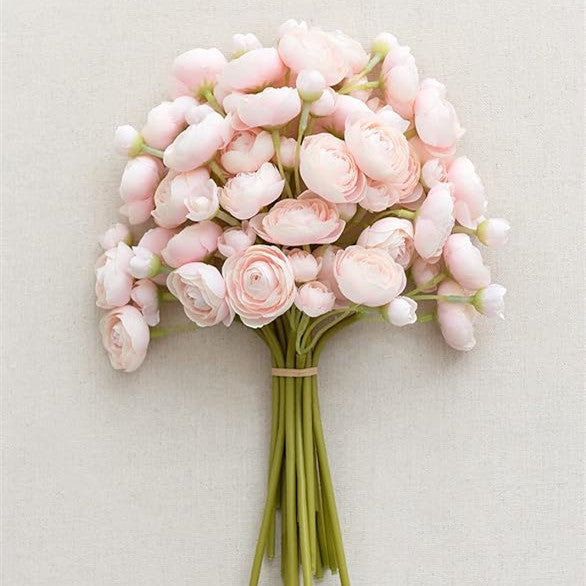 Artificial 24-Head Tea Rose Bouquet – Pink