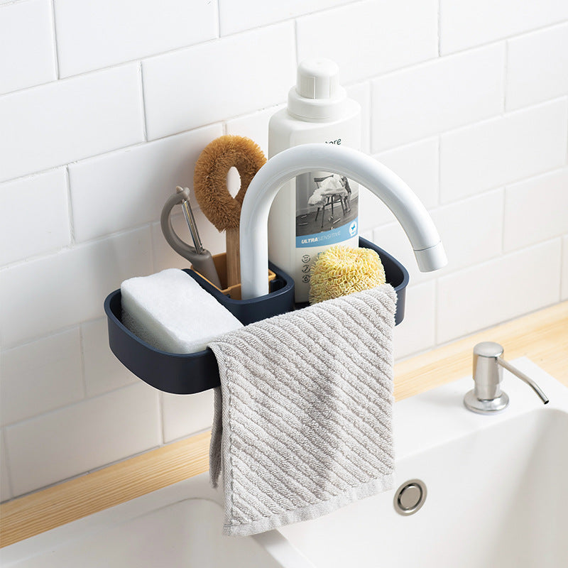 Over-Tap Sink Caddy – Sponge & Soap Drain Rack – image 3