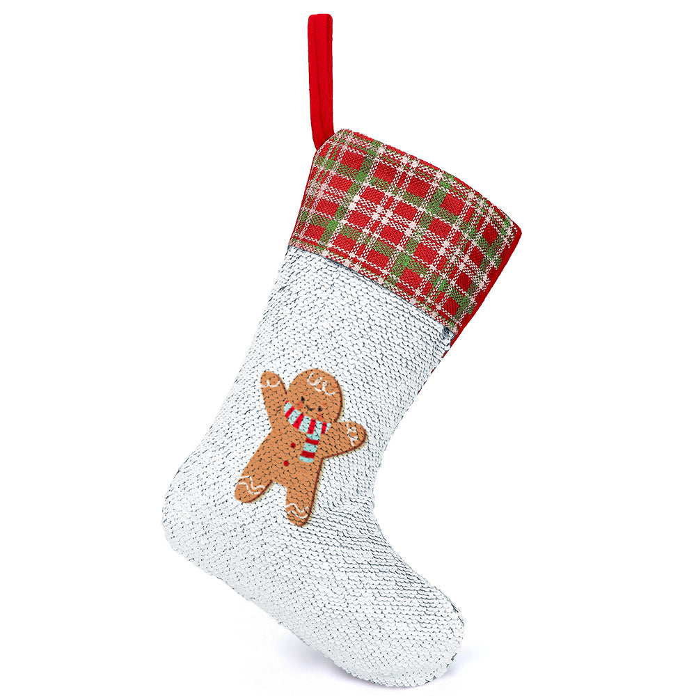 Reversible Sequin Christmas Stocking