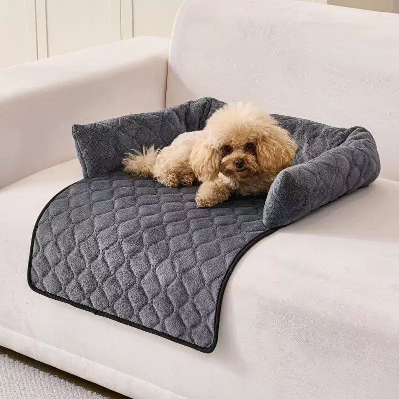 Calming Sofa-Style Pet Bed – Dogs & Cats – image 9
