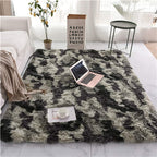 Fluffy Tie-Dye Shaggy Rug – Rectangular – image 6