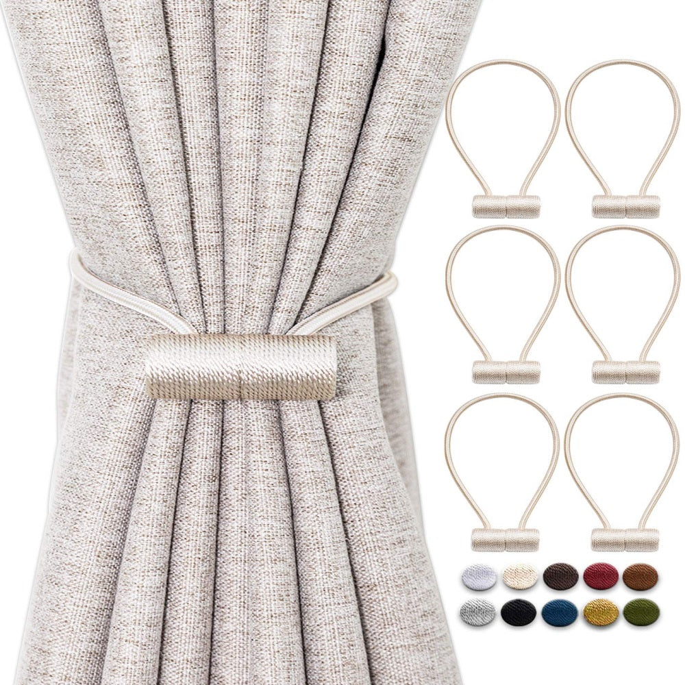 Magnetic Curtain Strap Tiebacks – Fabric Wrapped – image 9