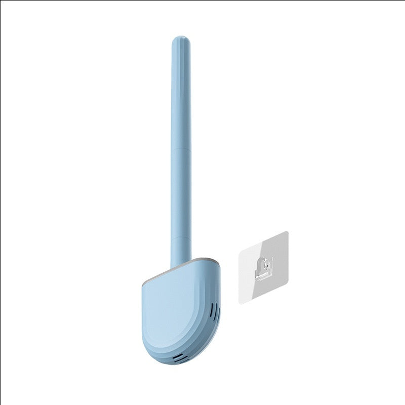 Wall-Mounted Silicone Toilet Brush & Holder – image 3