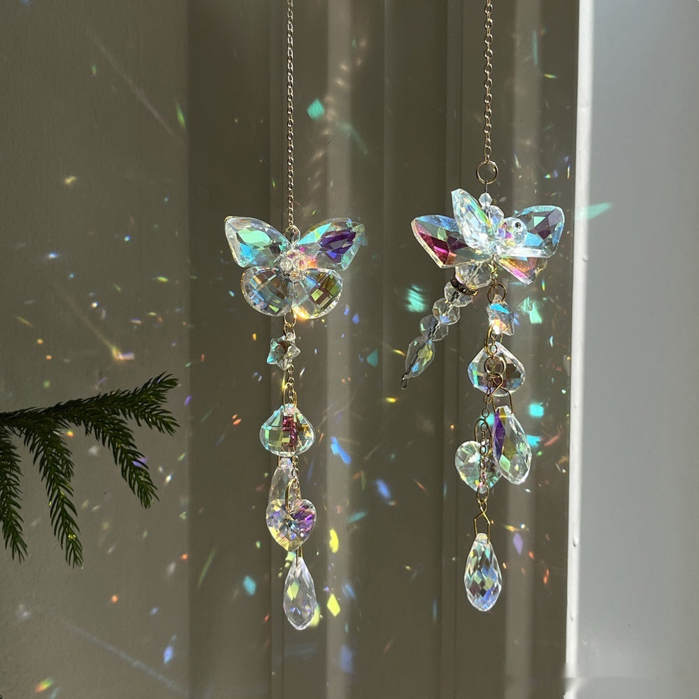 Crystal Butterfly Suncatcher – Hanging Rainbow Maker