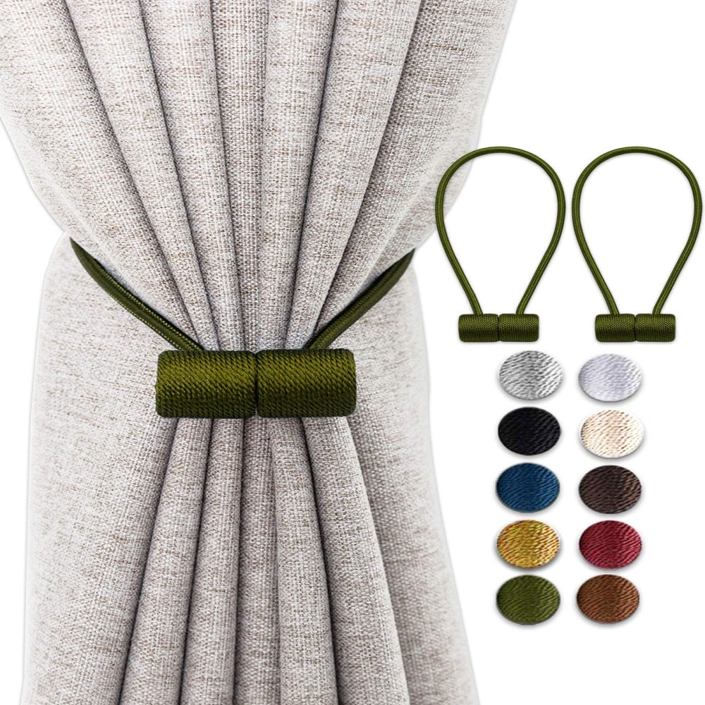 Magnetic Curtain Strap Tiebacks – Fabric Wrapped – image 11