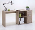 Carin Oak Effect Corner Flexi Desk with Drawer & Cupboard