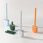 Wall-Mounted Silicone Toilet Brush & Holder – image 6