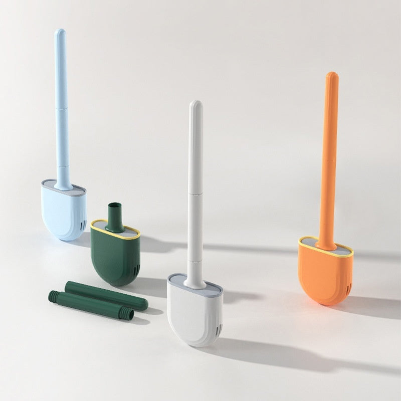 Wall-Mounted Silicone Toilet Brush & Holder – image 6