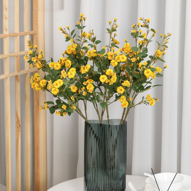 Artificial Multi-Head Rose Stem – image 4