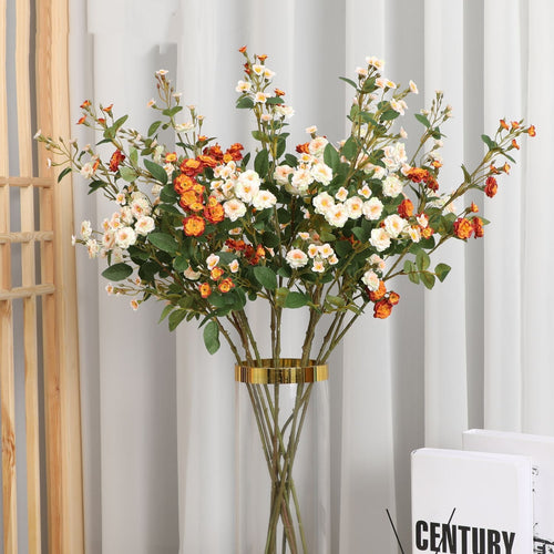 Artificial Multi-Head Rose Stem