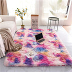 Fluffy Tie-Dye Shaggy Rug – Rectangular – image 7