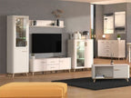 Dariqon Cashmere & Oak Low Display Cabinet
