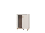 Dariqon Cashmere & Oak Low Display Cabinet