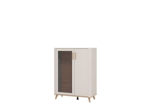 Dariqon Cashmere & Oak Low Display Cabinet