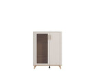 Dariqon Cashmere & Oak Low Display Cabinet