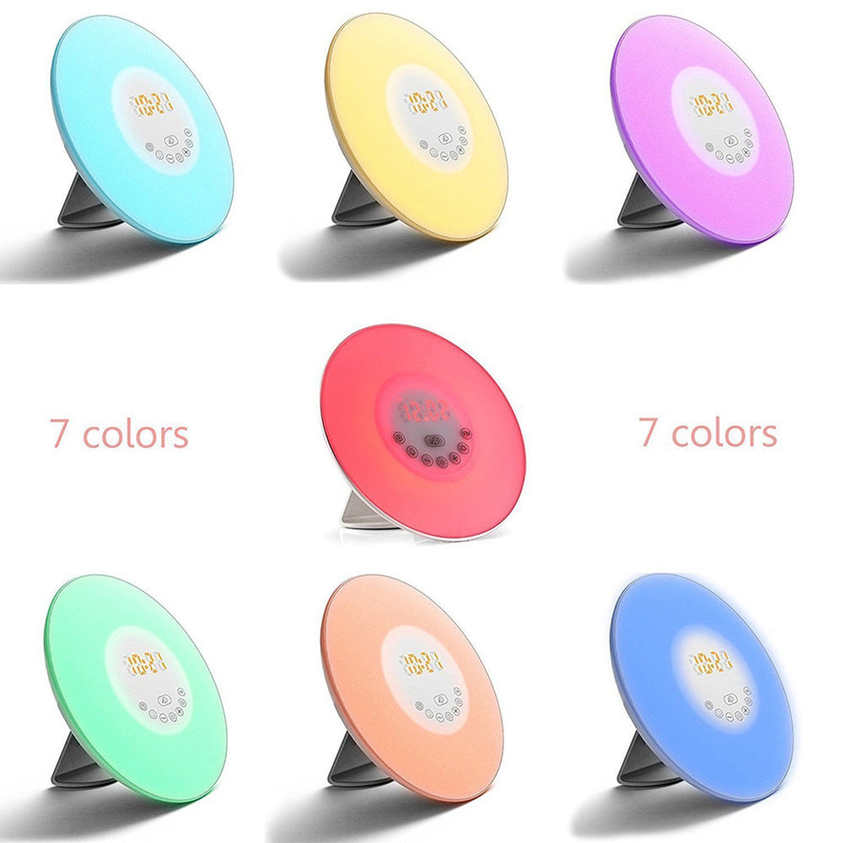 Colour Changing Wake-Up Light Alarm Clock