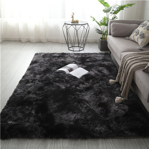 Fluffy Tie-Dye Shaggy Rug – Rectangular – image 5