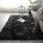 Fluffy Tie-Dye Shaggy Rug – Rectangular – image 5
