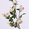 Artificial Multi-Head Rose Stem – Champagne