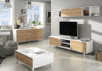 Toris Oak & White Lift-Up Coffee Table