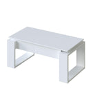 Felix White Lift-Up Coffee Table with Hidden Storage