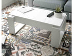 Felix White Lift-Up Coffee Table with Hidden Storage