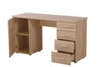 Libro Sonoma Oak Effect Desk with 4 Drawers