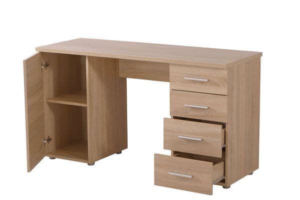 Libro Sonoma Oak Effect Desk with 4 Drawers