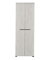 Lucerne light oak effect narrow two-door wardrobe