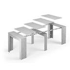 Luiz Concrete Grey Extending Dining Table – 5 Positions
