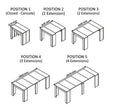 Luiz Oak Effect Extending Dining Table – 5 Positions