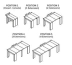 Luiz Oak Effect Extending Dining Table – 5 Positions