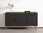 Maison Black & Gold 3-Door Sideboard