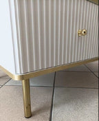 Maison White & Gold TV Unit – 160cm